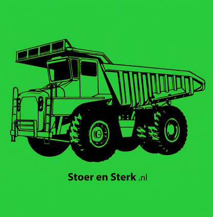 Groene Kinderoveralls met print