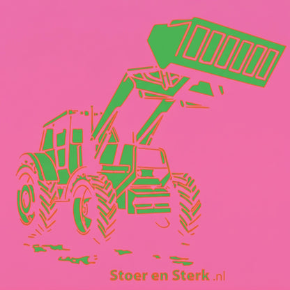 Roze Overalls met print volwassenen