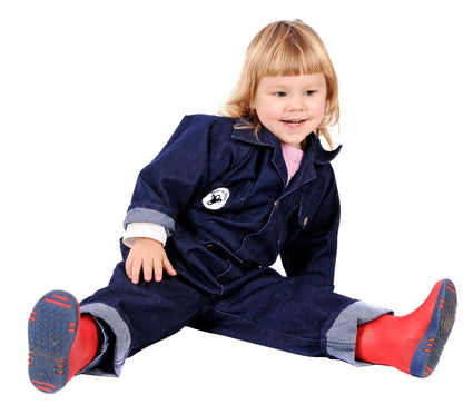 Jeansoverall Kinderoveralls met print
