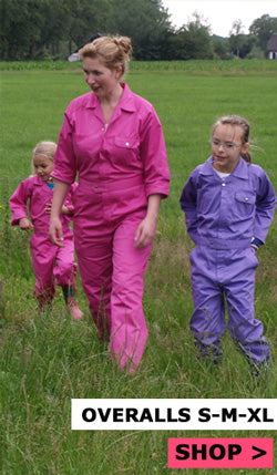 Roze Overalls zonder print volwassenen